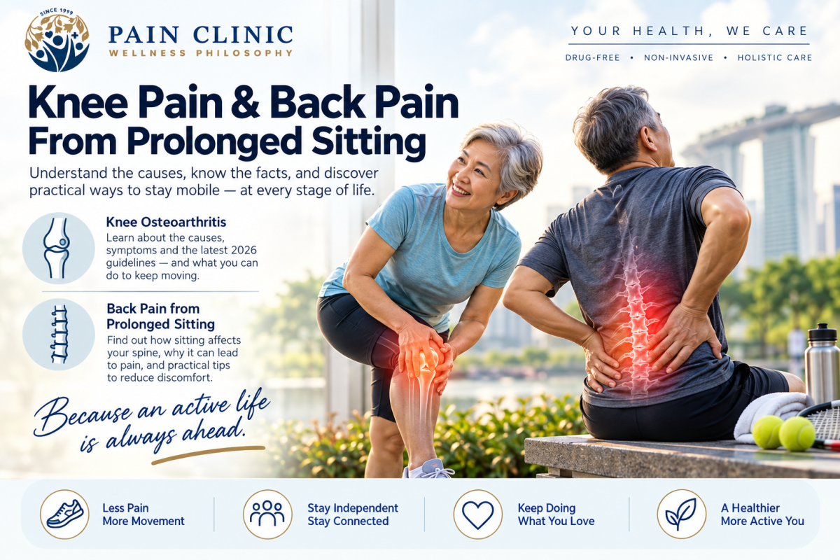 Knee stiffness and lower back discomfort from prolonged sitting in older adults